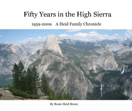 Fifty Years in the High Sierra book cover
