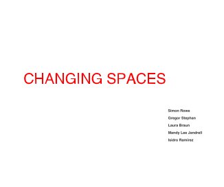 CHANGING SPACES * book cover