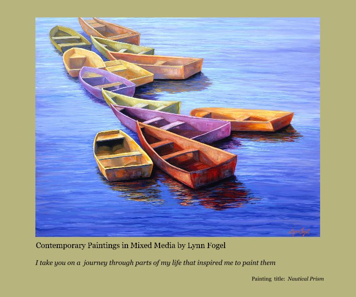 View Contemporary Paintings in Mixed Media by Lynn Fogel by Painting title: Nautical Prism