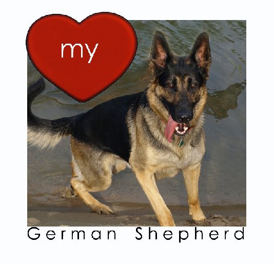 View LOVE my German Shepherd by Michel Keck