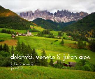 Dolomiti, Veneto, Julian Alps book cover