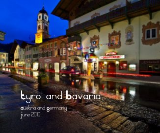 Tyrol and Bavaria book cover