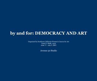 by and for: DEMOCRACY AND ART book cover