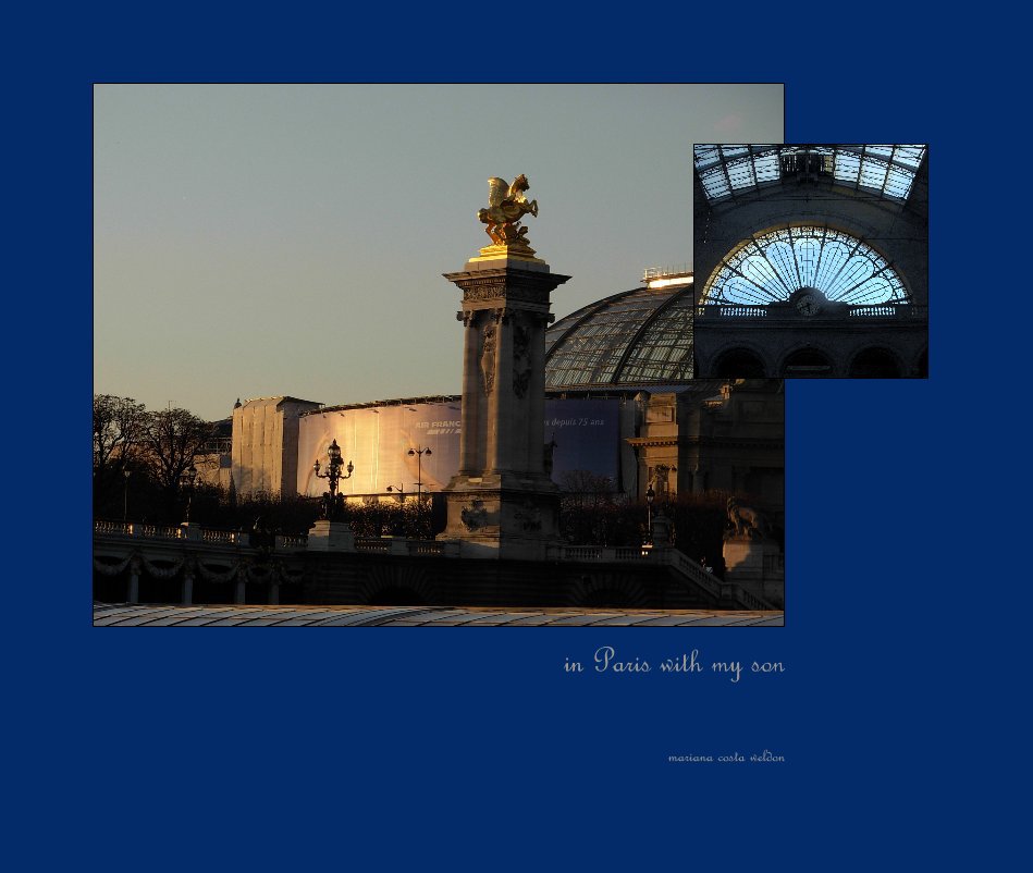 View in Paris with my son by mariana costa weldon