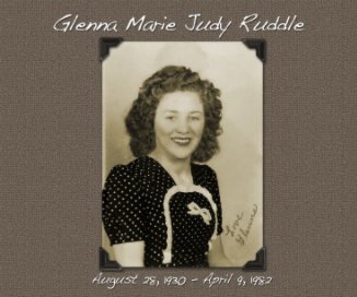 Glenna Judy Ruddle book cover