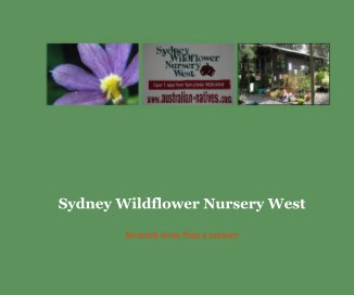 Sydney Wildflower Nursery West book cover