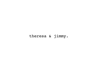 theresa & jimmy. book cover