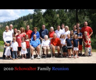 2010 Schowalter Family Reunion book cover