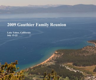 2009 Gauthier Family Reunion book cover