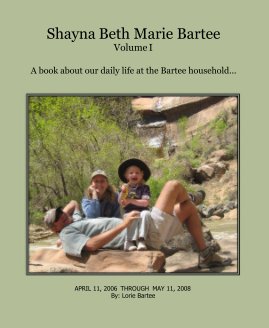 Shayna Beth Marie Bartee Volume I book cover