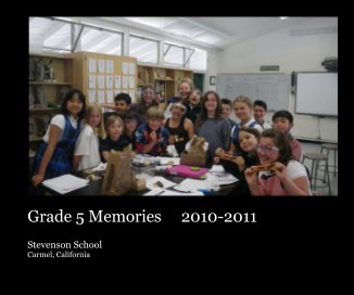 Grade 5 Memories 2010-2011 book cover