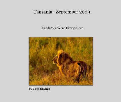 Tanzania - September 2009 book cover