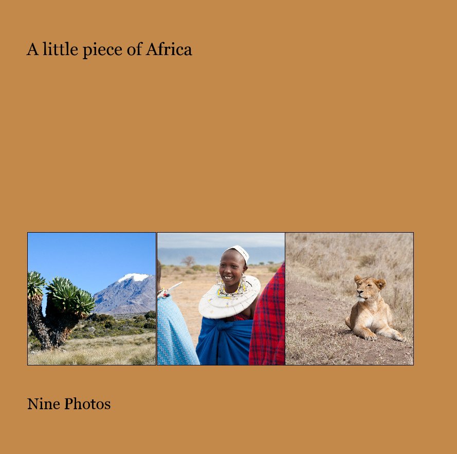 Visualizza A little piece of Africa di Nine Photos