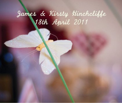 James & Kirsty Hinchcliffe 18th April 2011 book cover