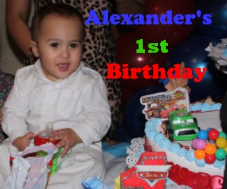 Alexander's 1st Birthday book cover