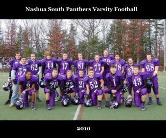 Nashua South Panthers Varsity Football book cover