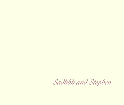 Sadhbh and Stephen book cover