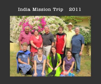 India Mission Trip 2011 book cover
