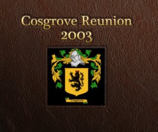Cosgrove Reunion 2003 book cover