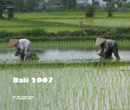 Bali 2007 book cover
