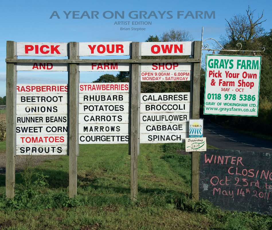 View A Year on Grays Farm - artist edition by Brian Steptoe