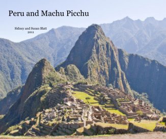 Peru and Machu Picchu book cover