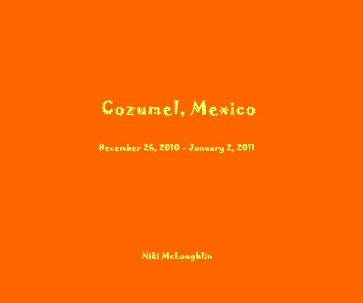 View Cozumel, Mexico by Niki McLaughlin