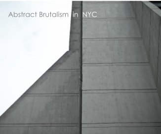 Abstract Brutalism in NYC book cover