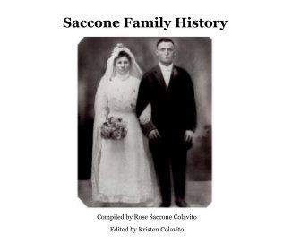 Saccone Family History book cover