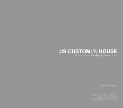 US CUSTOM(S) HOUSE book cover
