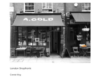 London Shopfronts book cover