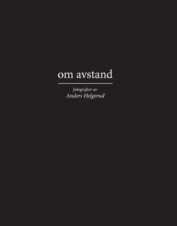 Ver Om Avstand por Anders Helgerud
