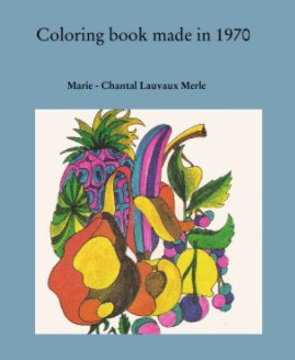 Coloring book made in 1970 book cover
