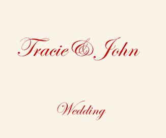 Tracie and John book cover