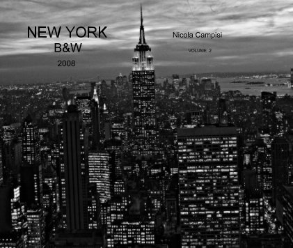 NEW YORK  B&W Nicola Campisi VOL. 2 2008 book cover