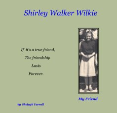 Shirley Walker Wilkie book cover