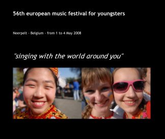 56th european music festival for youngsters book cover