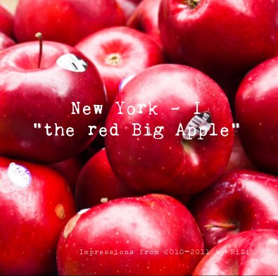 New York - I "the red Big Apple" book cover