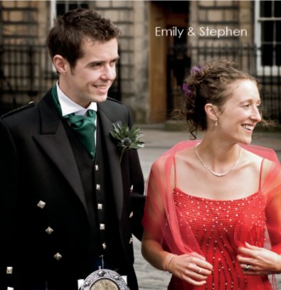 Emily & Stephen's wedding day book cover