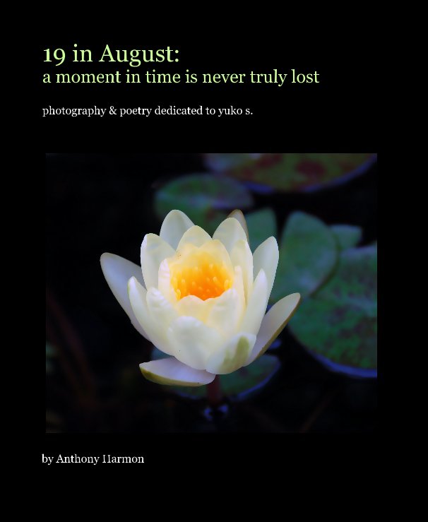 View 19 in August: a moment in time is never truly lost by Anthony Harmon