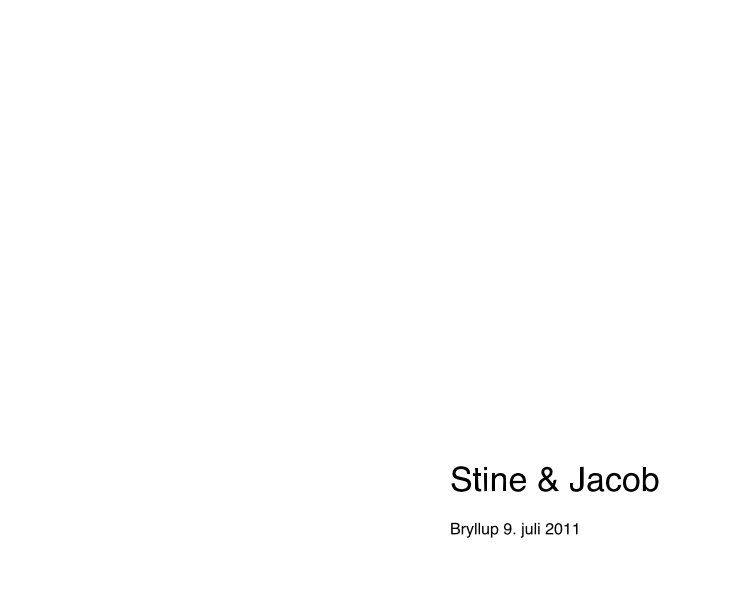 View Stine & Jacob by Martin Kurt Haglund