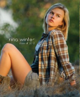 Rina Winter Senior Portraits book cover