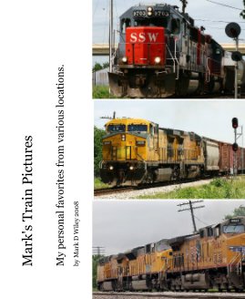 Mark's Train Pictures book cover