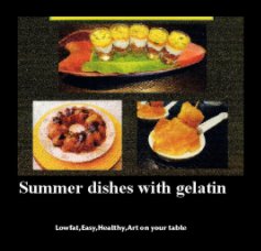 Summer dishes with gelatin                                     Recipes from France book cover