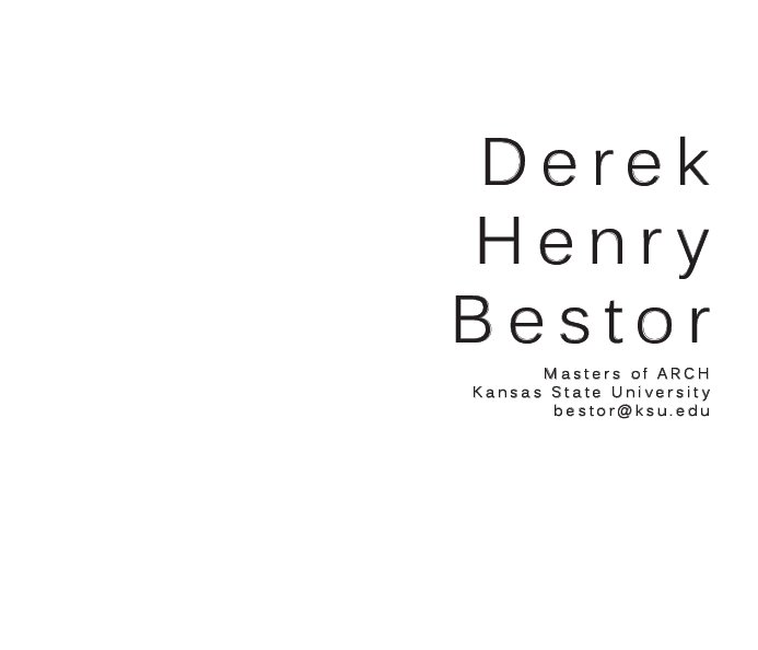 View College Portfolio by Derek Henry Bestor