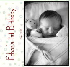Ethan's 1st Birthday book cover