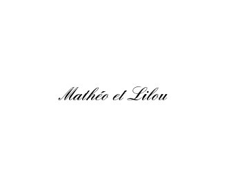 Mathéo et Lilou book cover