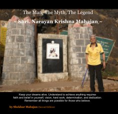 The Man, The Myth, The Legend ~ Shri. Narayan Krishna Mahajan ~ book cover