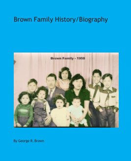 Brown Family History/Biography book cover