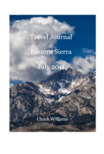 Travel Journal Eastern Sierra July 2011 book cover
